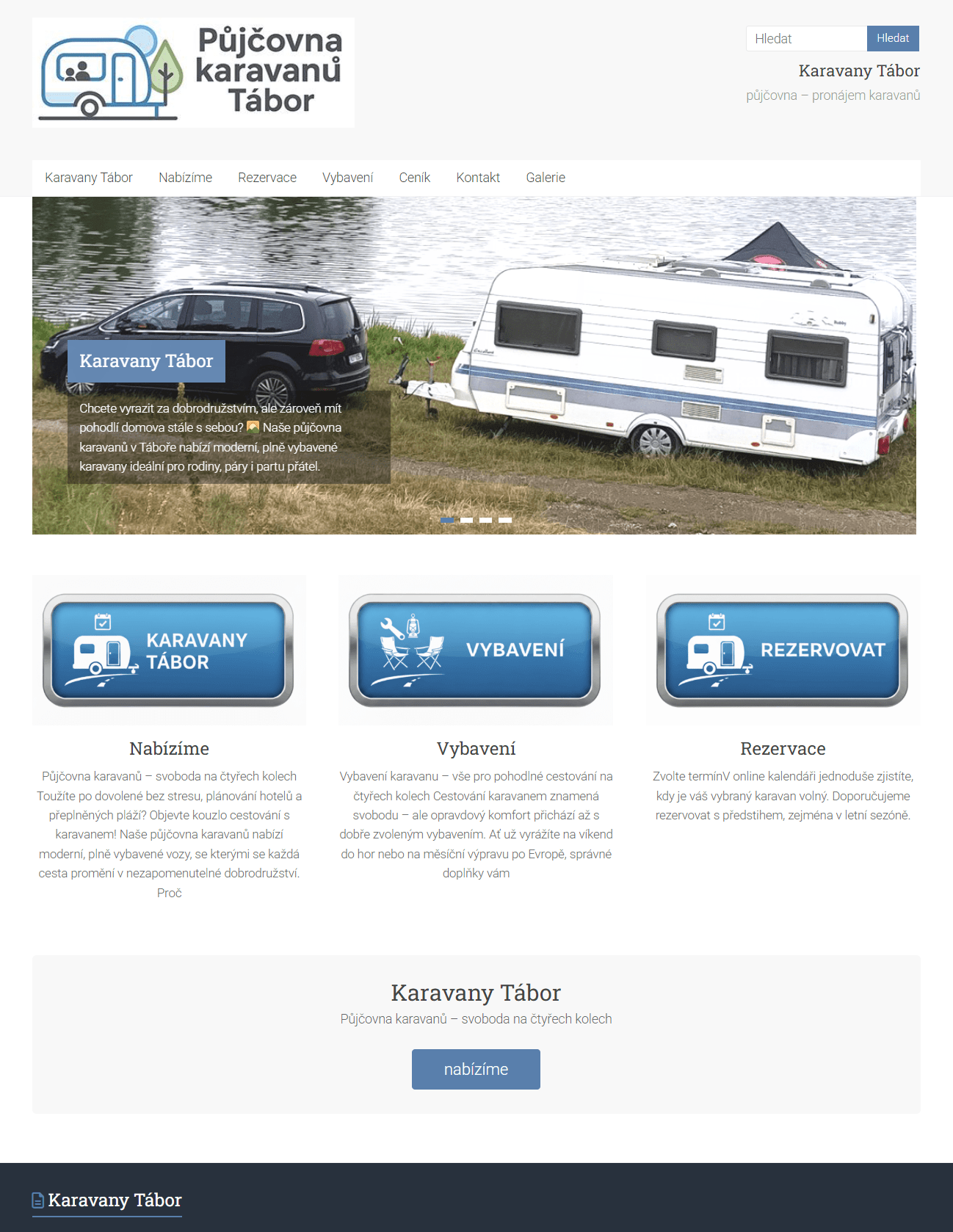 karavany Tábor web